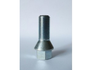 Болт колесный М12х1.5х25 мм. Конус. Цинк. Ключ 17