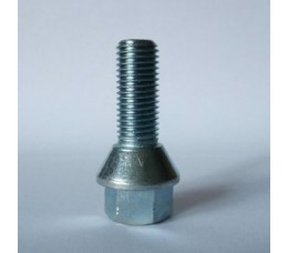 Колісний болт М12х1.25х25 мм. Конус. Цинк. Ключ 17
