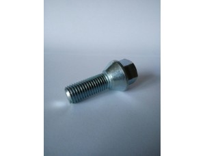 Болт колесный М12х1.25х33 мм. Конус. Цинк. Ключ 17