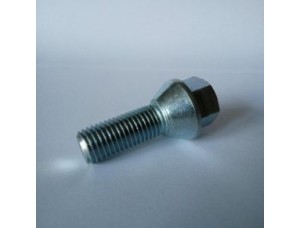 Болт колесный М12х1.25х36 мм. Конус. Цинк. Ключ 17