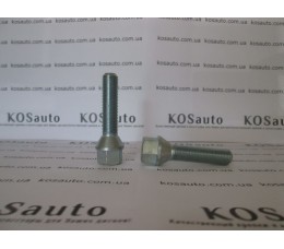 Болт колесный М12х1.25х45 мм. Конус. Цинк. Ключ 17