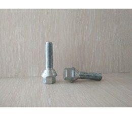 Болт колесный М12х1.5х40 мм. Конус. Цинк. Ключ 17