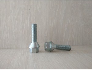 Болт колесный М12х1.5х40 мм. Конус. Цинк. Ключ 17