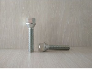Болт колесный М12х1.5х55 мм. Конус. Цинк. Ключ 17
