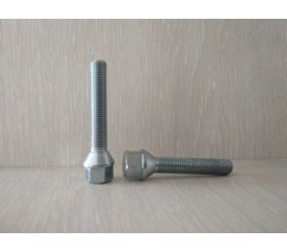Болт колесный М12х1.5х60 мм. Конус. Цинк. Ключ 17