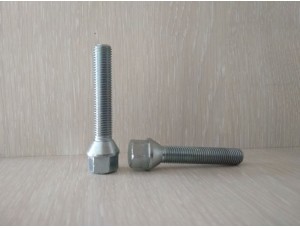 Болт колесный М12х1.5х60 мм. Конус. Цинк. Ключ 17