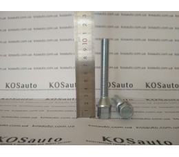 Болт колесный М12х1.5х75 мм. Конус. Цинк. Ключ 17