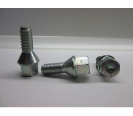 Болт колесный М12х1.5х24 мм. Конус. Цинк. Ключ 17. Daewoo Lanos,Sens,Nubira