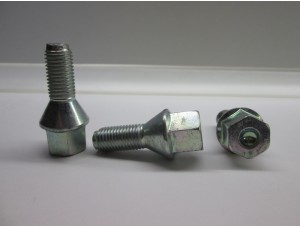 Болт колесный М12х1.5х24 мм. Конус. Цинк. Ключ 17. Daewoo Lanos,Sens,Nubira