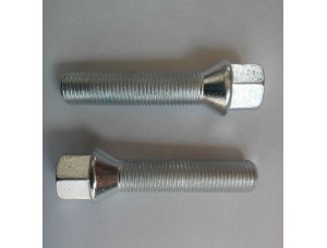 Болт колесный М14х1.5х60 мм. Конус. Цинк. Ключ 17.