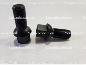 Колісний болт М14х1.5х27мм Сфера Чорний Ключ 17 VAG