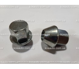 Гайка колесная М12х1.25х30мм Широкий Конус Цинк Ключ 19 Italy