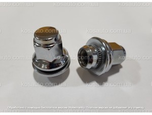 Гайка колеса М12х1.5х37,5мм Пресшайба Ключ 19 Jaguar (Ягуар)
