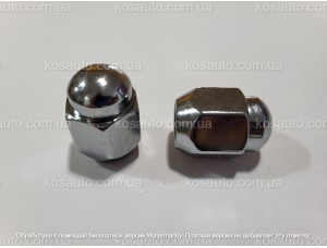 Гайка колісна М12х1.5х30мм Конус Хром Ключ 21 Kia, Mazda, Hyundai