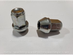 Гайка колісна М12х1.5х34мм Конус Цинк Ключ 17 Farad(Italy)