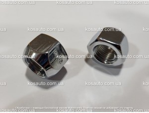 Гайка колісна М14х1.5х16мм Конус Відкрита Хром Ключ 21