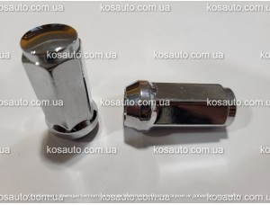 Гайка колесная М14х1.5х48мм Конус Хром Ключ 19