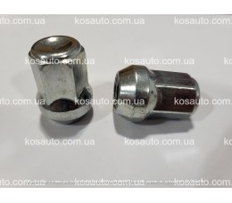 Гайка колісна М14х1.5х34мм Конус Цинк Ключ 19 ITALY