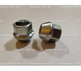 Гайка колесная М14х1.5х25мм Конус Сквозная Ключ 21 TESLA 