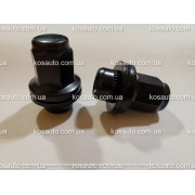 Гайка колісна М14х1.5х47 мм. Пресшайба Чорна Ключ 22 Toyota Land Cruiser 200, LC 300, Lexus LX