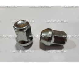 Гайка колісна 1/2"-20х34мм Конус Цинк Ключ 19 Farad(Italy)
