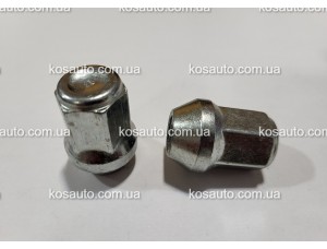 Гайка колісна 1/2"-20х34мм Конус Цинк Ключ 19 Farad(Italy)
