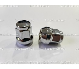 Гайка колісна M10х1.25x28 Конус Хром Ключ 17 ZAZ Таврія Славута під литі диски