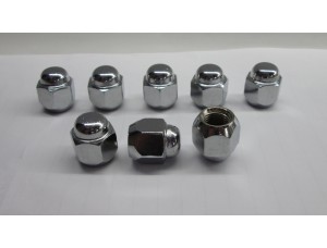 Гайка колесная М12х1.25х23 мм. Оригинал Subaru,Suzuki. Конус. Закр. Хром. Ключ 19