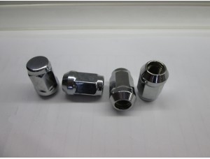 Гайка колесная М12х1.25х35 мм. Конус. Хром. Закрытая. Ключ 19