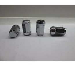 Гайка колесная М12х1.5х32 мм. Конус. Хром. Закрытая. Ключ 17