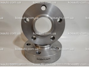 Проставки колесные для  BMW 35 мм.   PCD 5x120  DIA 72.6  Облегченные