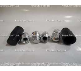 Секретные гайки 10х1.25 конус. Хром. Для литого и железного диска Таврия, Славута.